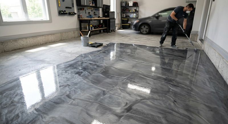 Basement Floor Epoxy Service in Raleigh, NC