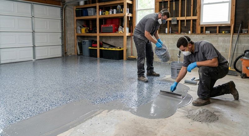 Garage Concrete Coating in Winston Salem, NC