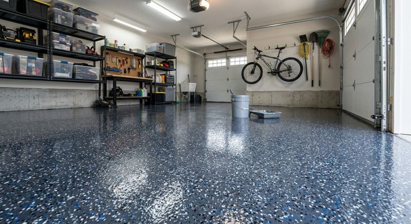 Garage Floor Epoxy Installation in Loudoun County, VA