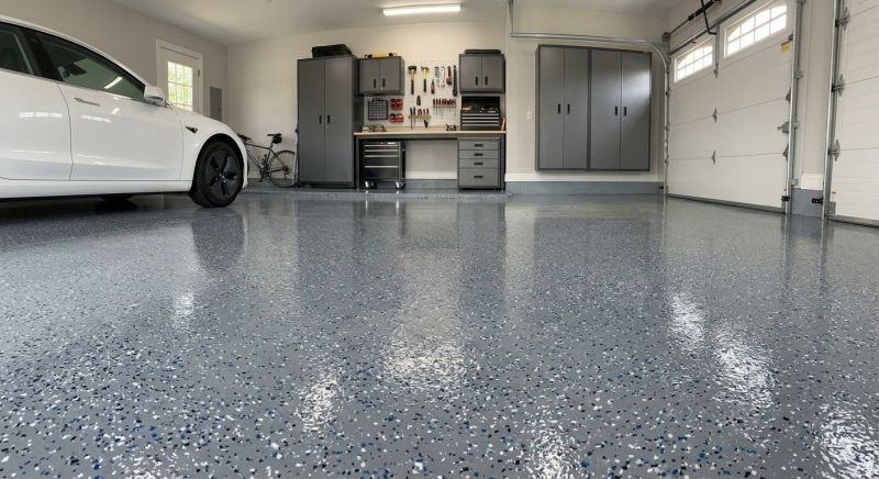 Epoxy Garage Flooring Installation in Winston Salem, NC